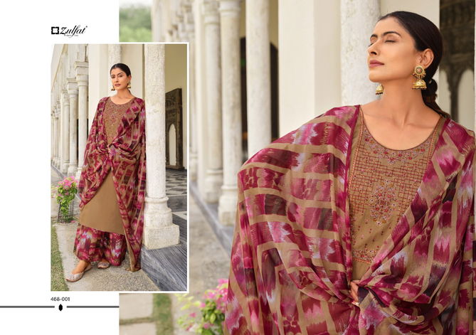 Zulfat Mahonia Vol 3 Festive Wear Wholesale Cotton Dress Material Catalog